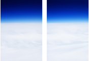 On the Clouds  #6721 #6724, 2009, C-Print, 167x117cm each
