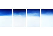 On the Clouds #328 #338 #331 #325, 2006, C-Print, 100x70cm each