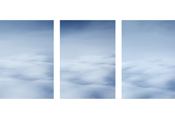 On the Clouds #300 #304 #308, 2006, C-Print, 100x70cm each