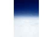 On the Clouds  #8, 1997, C-Print,  87.5x57.5cm/ 171.5x115cm